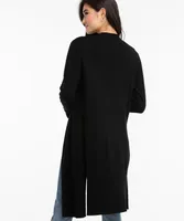 Eco-Friendly Ribbed Duster Cardigan