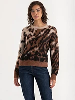 Leopard Print Pullover