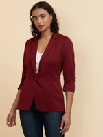 Hampton 3/4 Sleeve Blazer Ponte