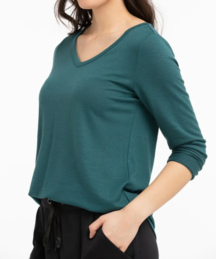 Long Sleeve Hacci Top