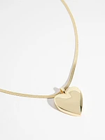 Heart Pendant Gold Necklace