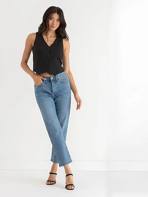 Sloane Straight Ankle Jeans