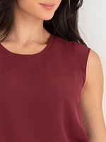 Carrie 2-Layer Cap Sleeve Blouse