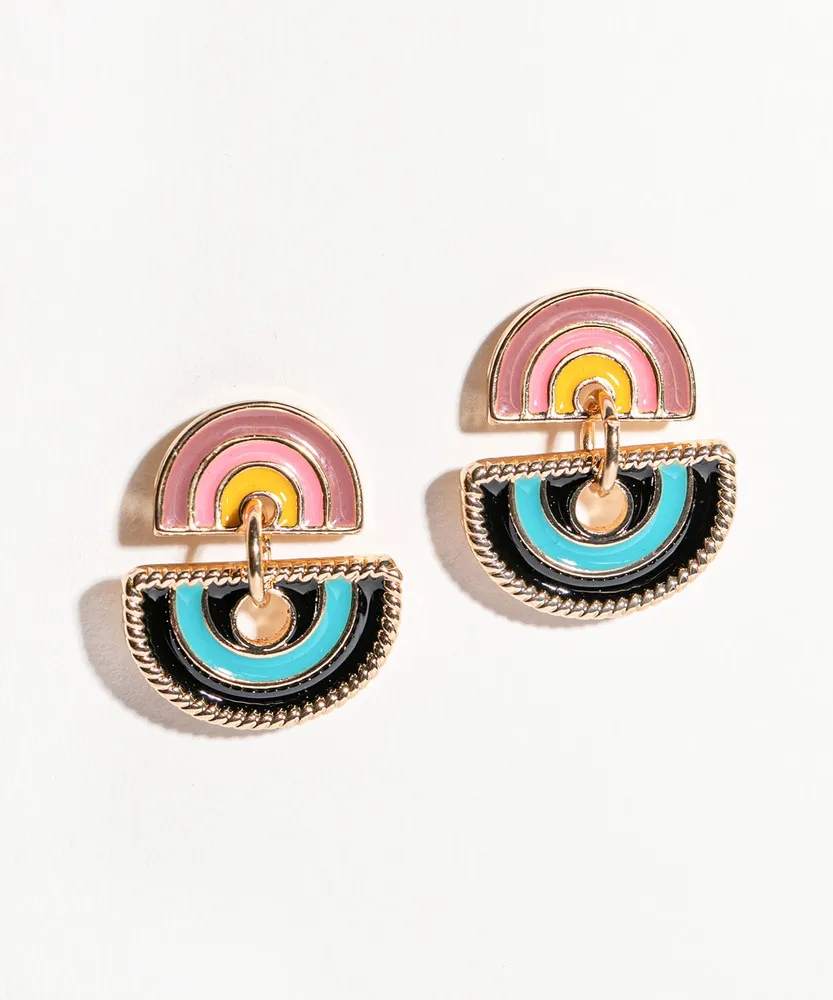 Dangly Rainbow Earring