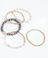 Stretchy Beaded Bracelet Set