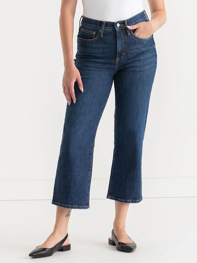 Lucy Straight Leg Cropped Jeans