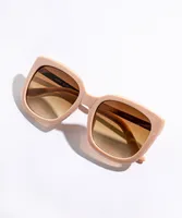 Peach Square Sunglasses