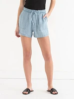 Tencel Drawstring Short