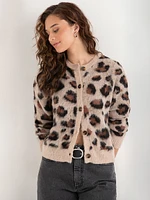 Leopard Print Cardigan