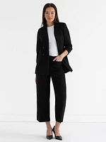 Weslee Wide Crop Pant Luxe Ponte