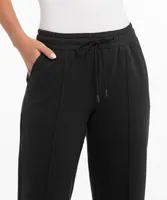 French Terry Straight Leg Pant