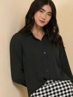 Nicole Long Sleeve Collared Shirt