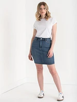 Denim Pencil Skirt