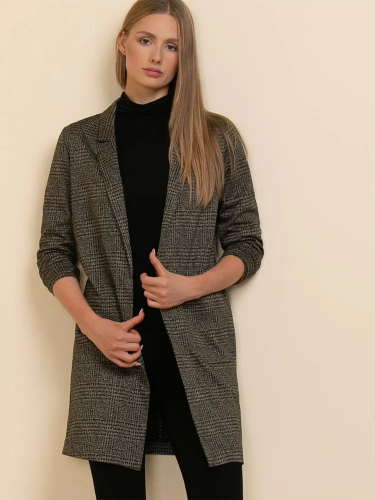 Knit Long Line Jacket