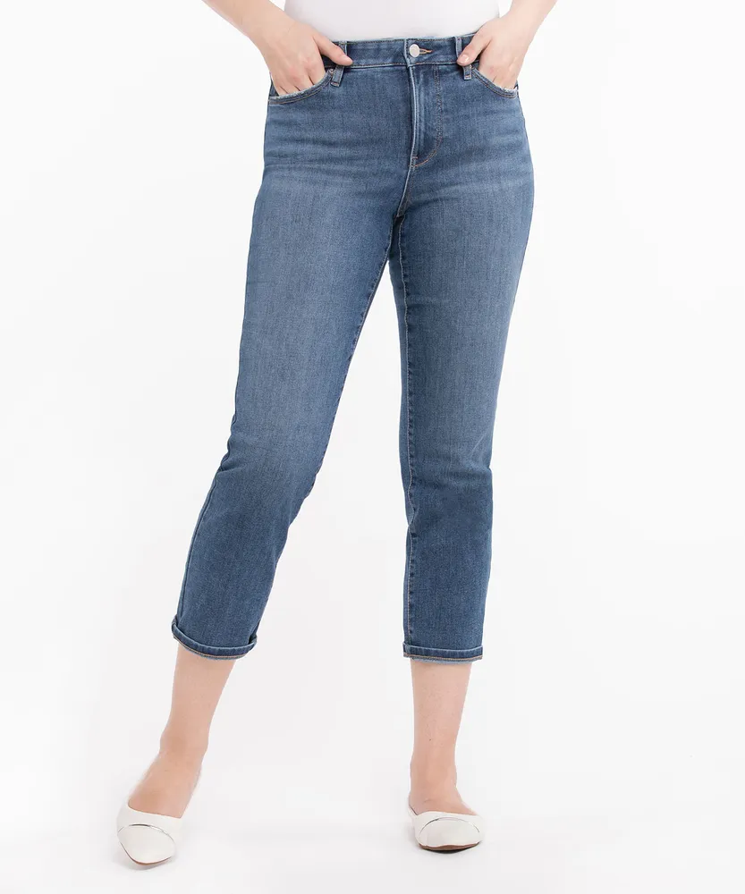 Eco-Friendly Cropped Straight Jean