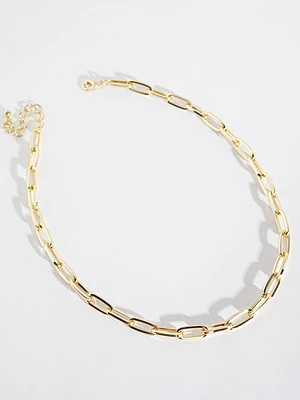 14K Gold Chain-Link Necklace