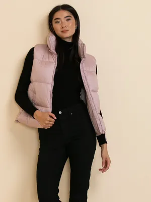 Devon Puffer Vest with Detachable Hood