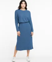 Ribbed Long Sleeve Maxi Dress