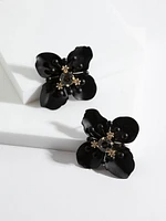 Matte Flower Earrings