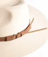 Buckle Detail Panama Hat
