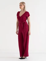 Venus Wide Leg Jumpsuit Iconic Crepe