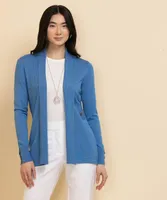 Side Tab Button Cardigan