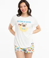 Dog Short Sleeve Pajama Tee