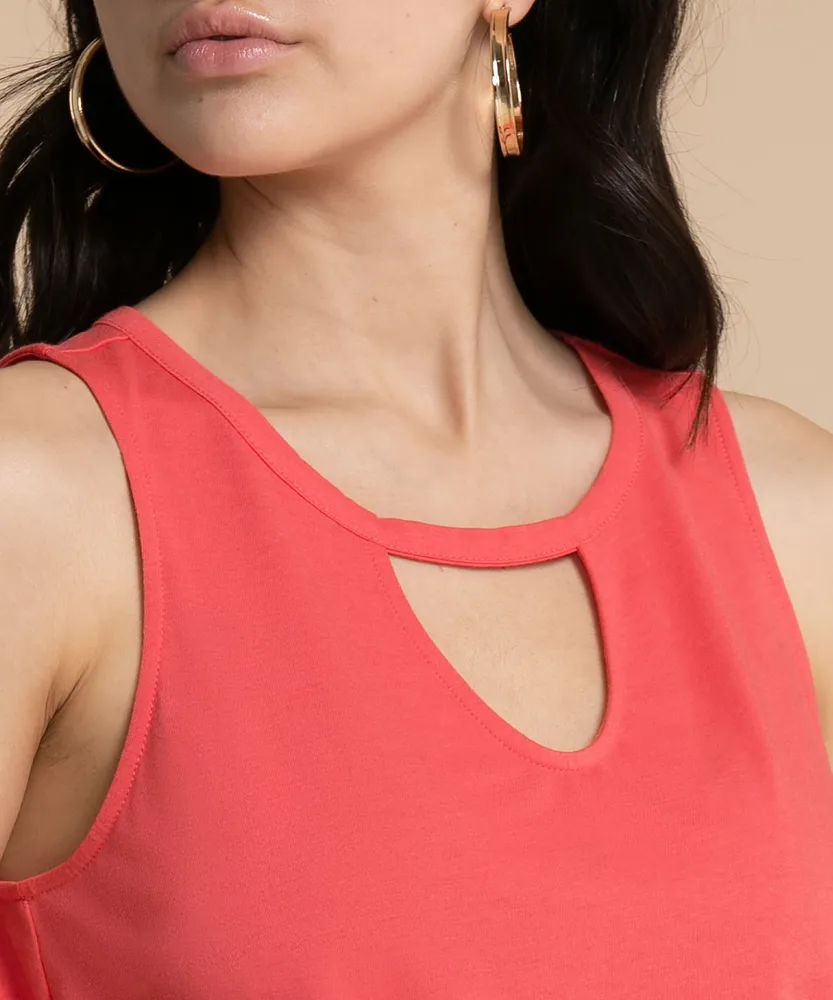 Cut-Out Tank Top