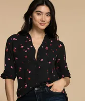 Patterned Collared Shirt