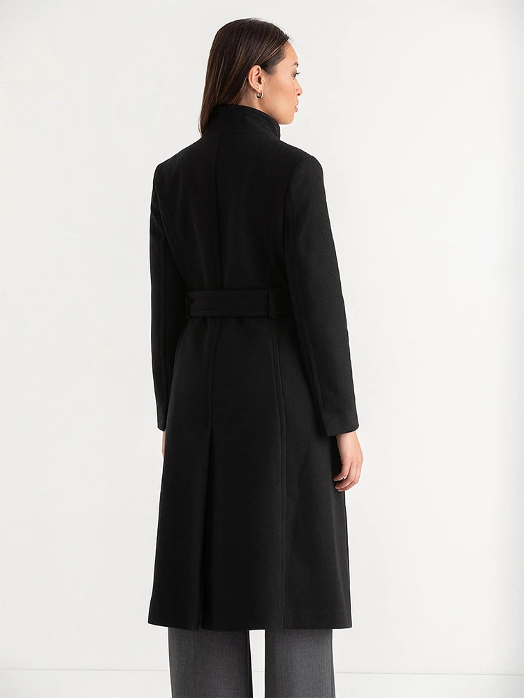 Etienne Wool Wrap Coat