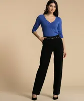 Eco-Friendly Ruched Front Essential Top