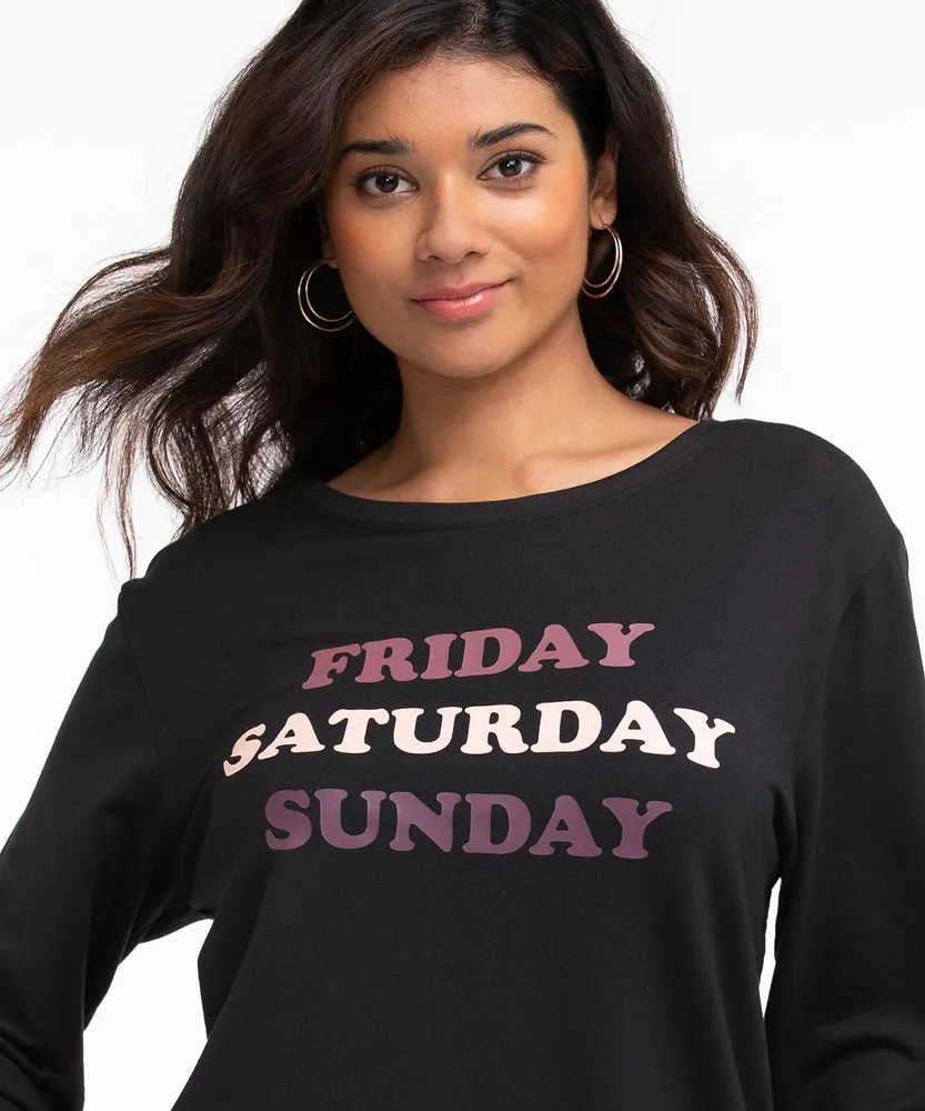 Scoop Neck Pullover Sweatshirt