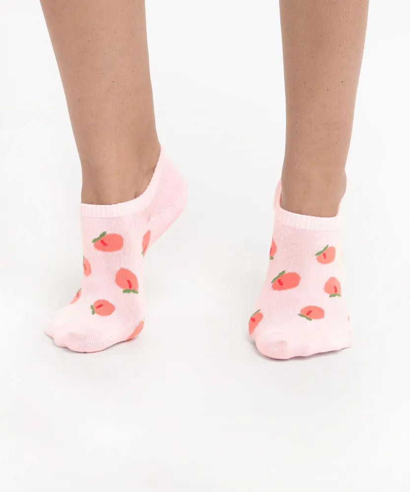 Peach Ankle Socks