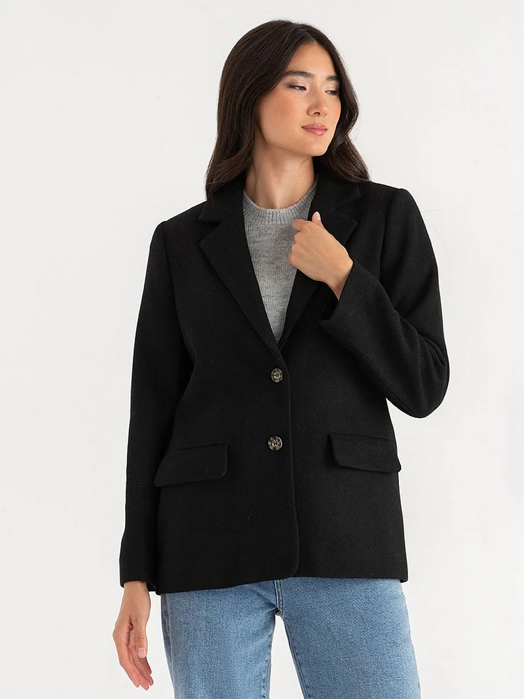 Blake Wool Blazer Coat