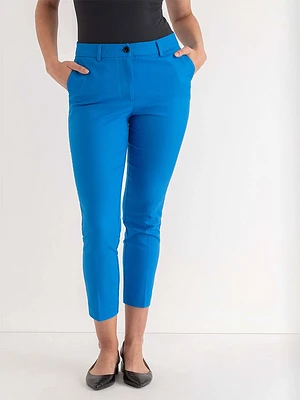 Syd Slim Straight Skimmer Pant Sateen