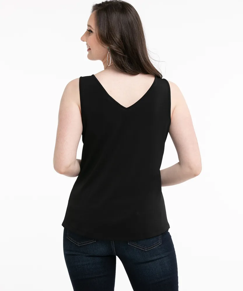 Eco-Friendly Quarter Zip Sleeveless Top