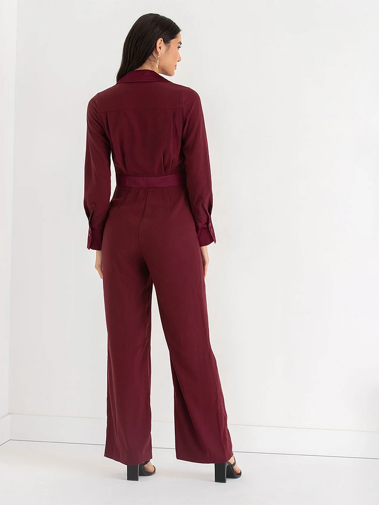 Crepette Wide Leg Jumpsuit