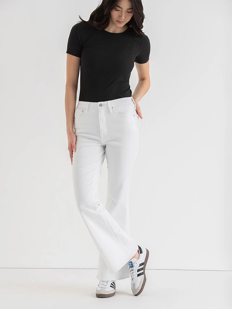 Frankie Flare Jeans with Patch Pockets