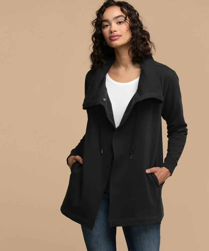 French Terry Wrap Jacket