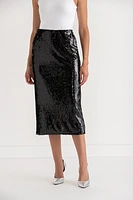 Sequin Midi Skirt