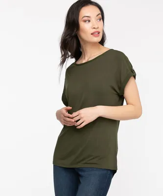 Extended Sleeve Woven Top