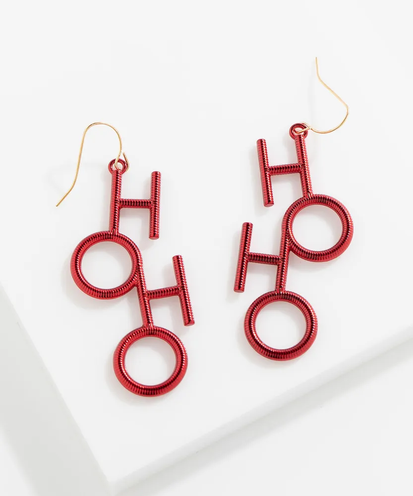 "Ho Ho" Drop Earring