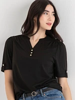 Elbow Sleeve Henley