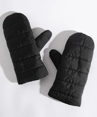 Quilted Puffer Mittens