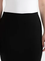 Luxe Ponte Pencil Skirt