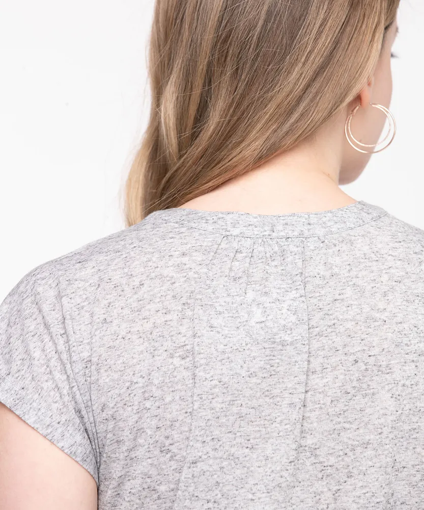 Short Sleeve Henley Tee