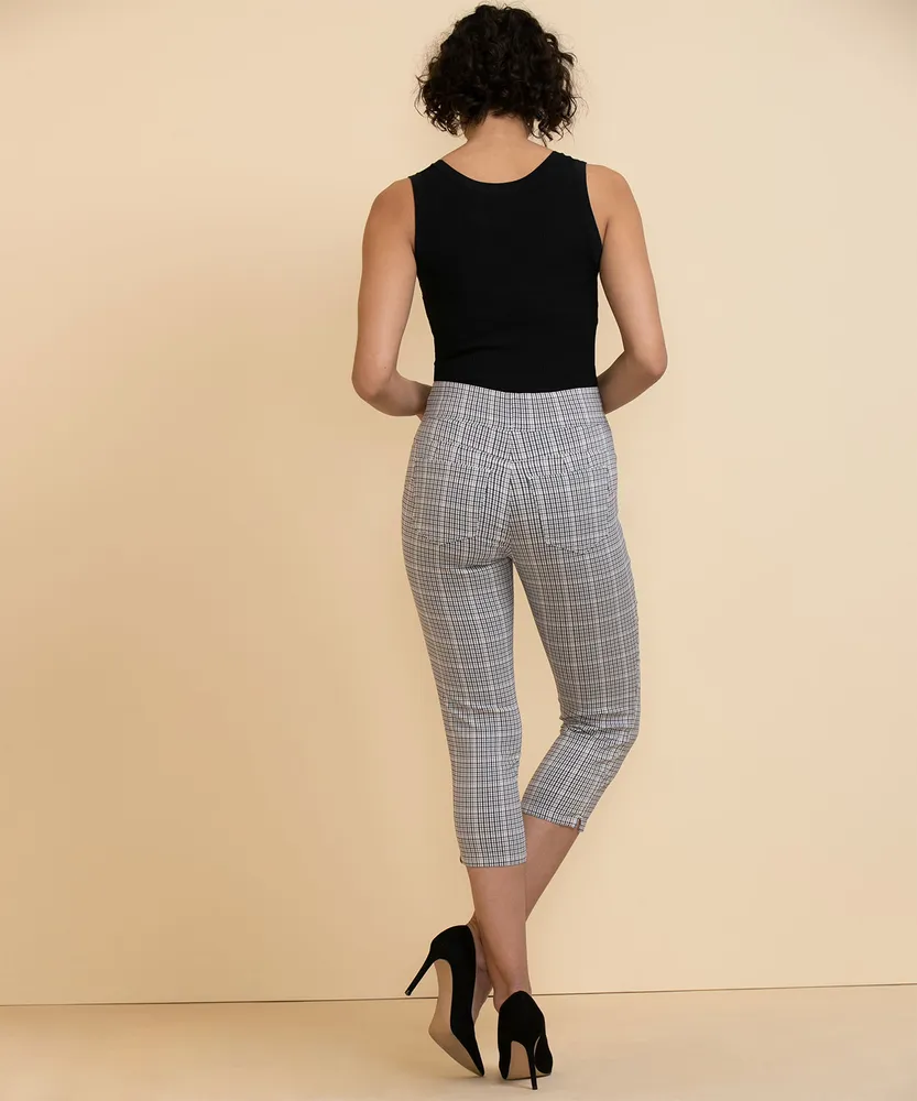 Skinny Capri Microtwill