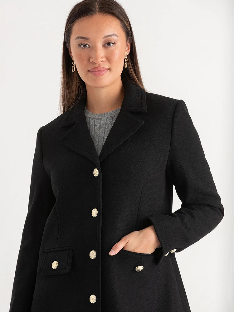 Pippa Fancy Wool Coat