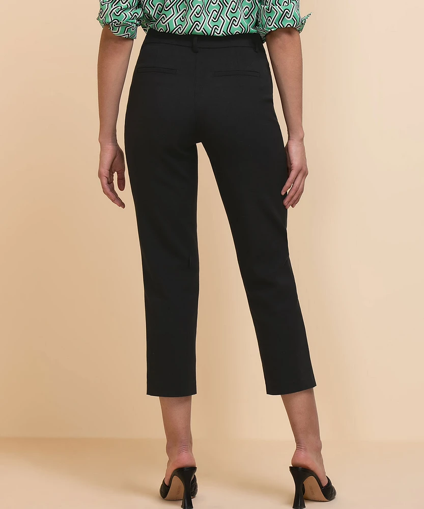 Straight Skimmer Sateen Pant