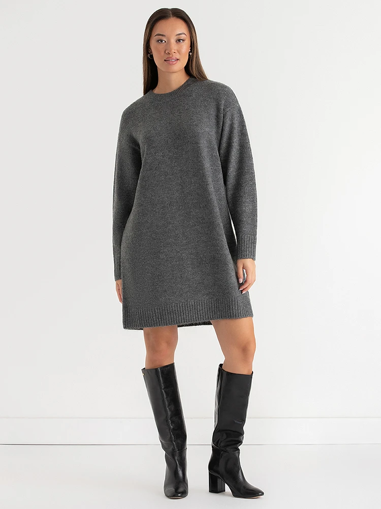 Crewneck Sweater Dress